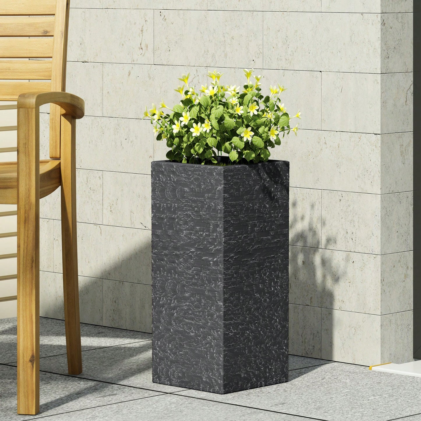 Premium MGO Planter For Indoor And Outdoor Gardening - Durable, Lightweight, And Friendly Design