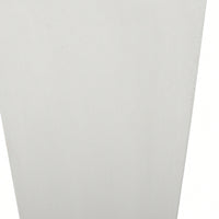 13x28.5 Inch White Outdoor Modern MGO Cast Stone Planter For Stylish Garden Decor