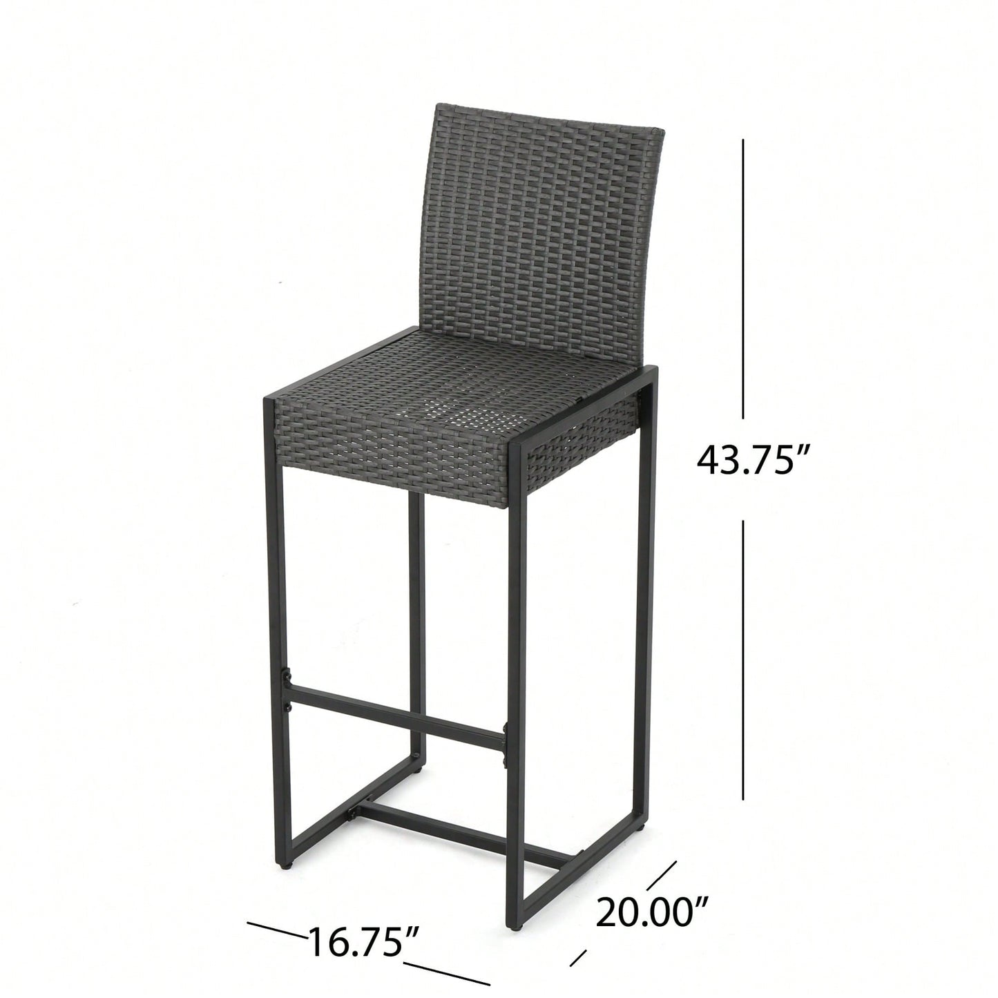 Stylish And Durable Outdoor Patio Bar Stool For Comfortable Seating