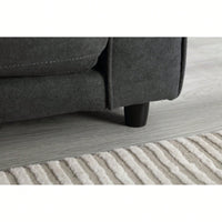 Convertible Futon Sofa Bed Space Saving Loveseat Dark Gray Light Gray Beige Velvet Linen Fabric