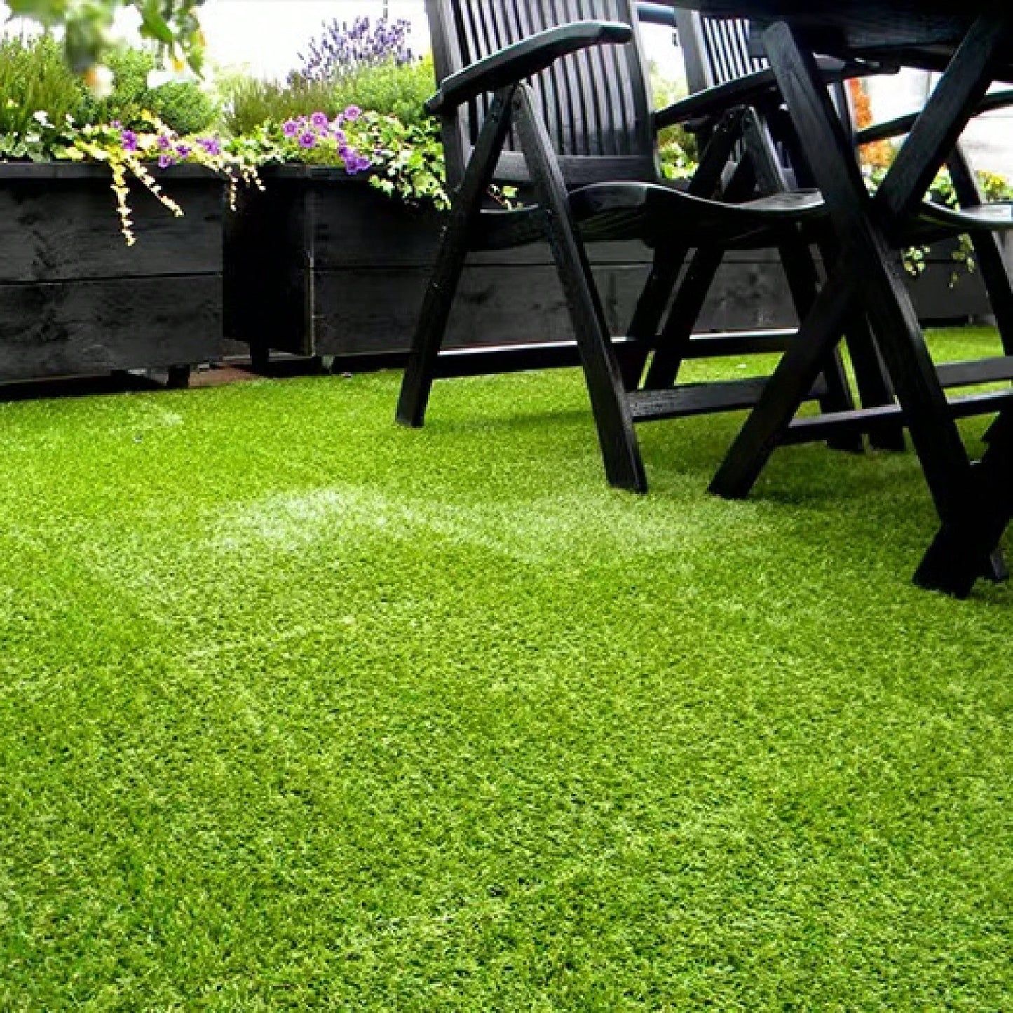 36 Interlocking Artificial Grass Tiles For Patio Balcony Backyard 12x12 Durable Turf Flooring Solution