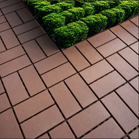 Waterproof Interlocking Deck Tiles 12x12 For Outdoor Patio Poolside Balcony Backyard Bathroom Easy Installation Brown 44 Pack All Weather