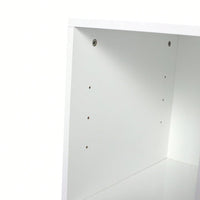 Glossy White 12 Inch Wall Mounted Storage Shelves For Small Bathrooms And Home Organization