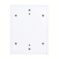 Glossy White 12 Inch Wall Mounted Storage Shelves For Small Bathrooms And Home Organization