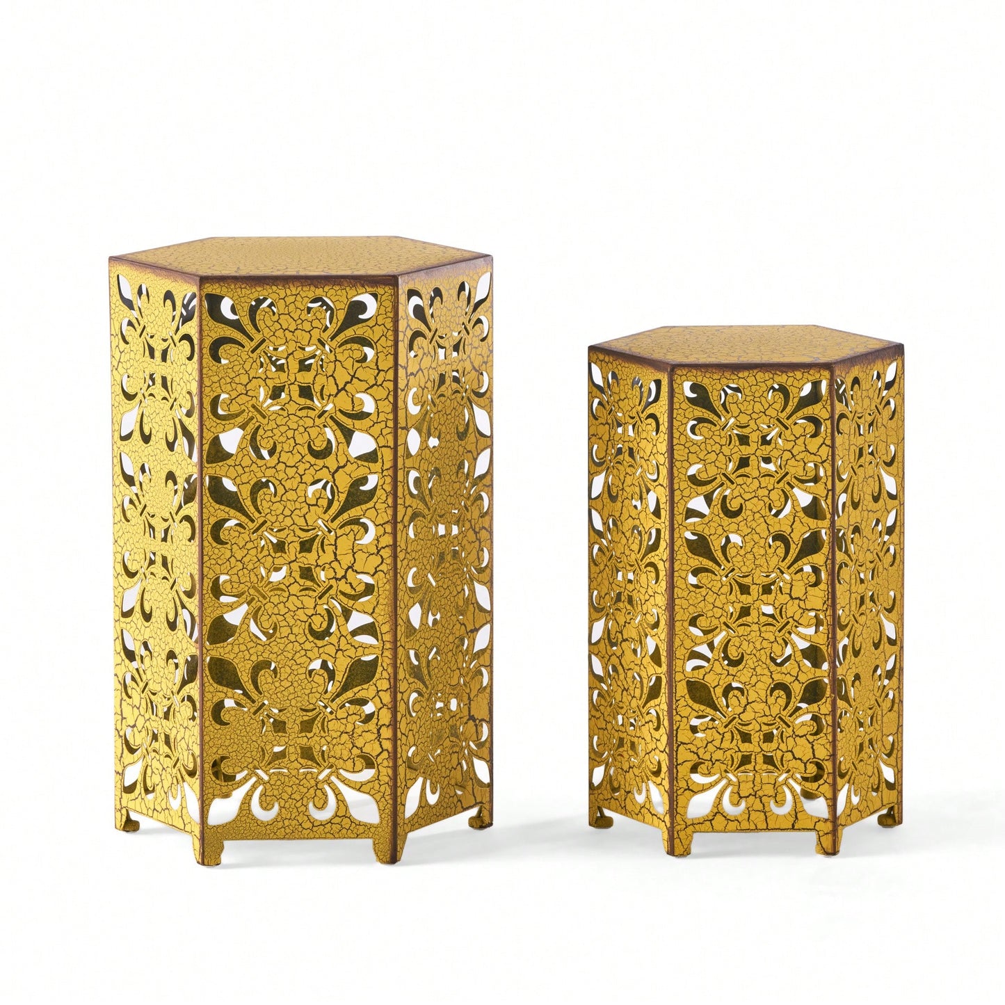 Set Of 2, Elegant Wood Accent Table With Stylish Design For Living Room Or Bedroom