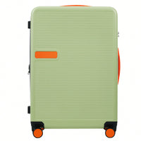 3 Piece Hardshell Luggage Set With Spinner Wheels And TSA Lock In Contrast Colors 20 24 28 Inch Suitcases