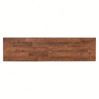 Modern Rustic Cross-Leg Console Table For Living Room Or Bedroom With Sturdy Construction And Ample Surface Space