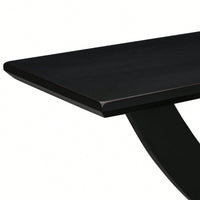 Modern Rustic Cross-Leg Console Table For Living Room Or Bedroom With Sturdy Construction And Ample Surface Space