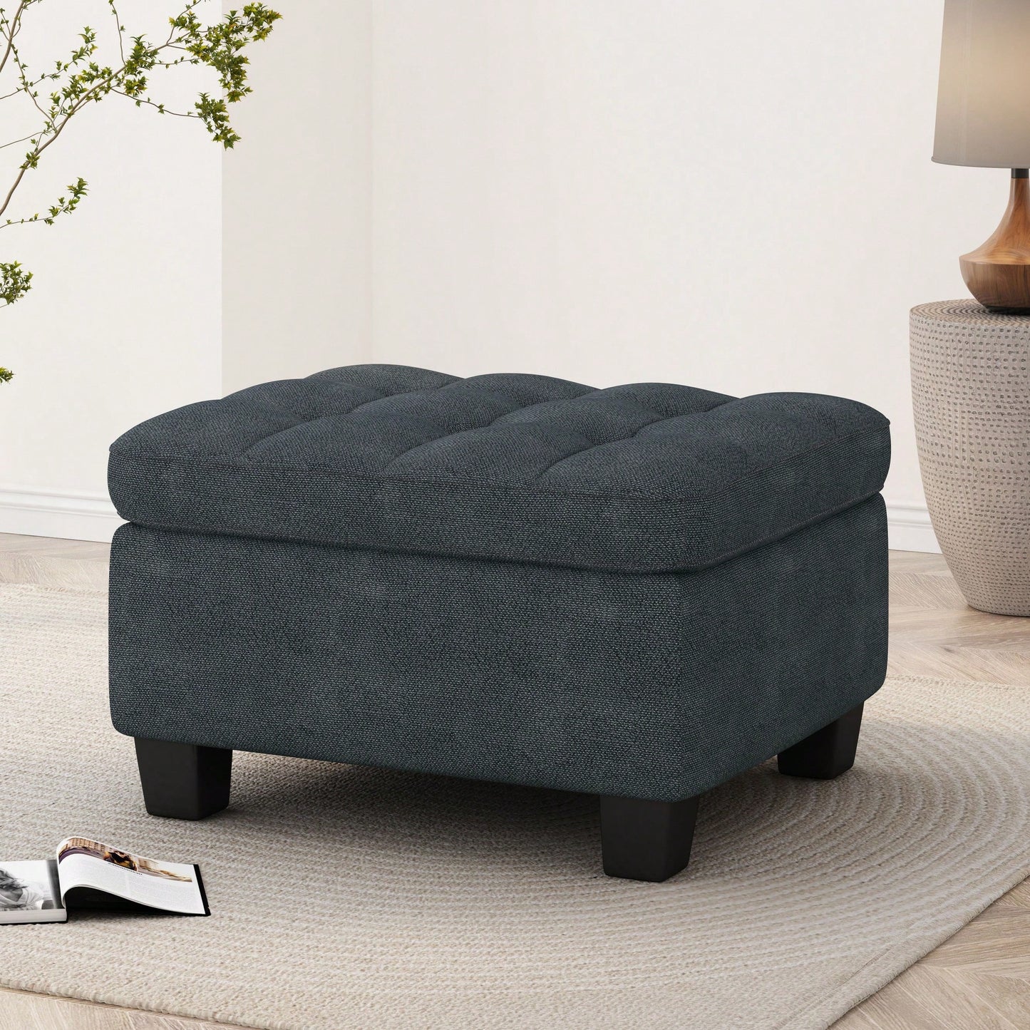 Modern Sectional Ottoman For Versatile Living Room Seating And Storage