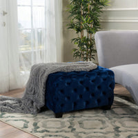 Elegant Ottoman With Plush Cushioning For Living Room Or Bedroom Decor