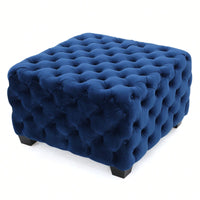 Elegant Ottoman With Plush Cushioning For Living Room Or Bedroom Decor