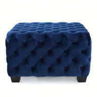 Elegant Ottoman With Plush Cushioning For Living Room Or Bedroom Decor