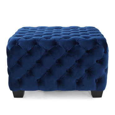 Elegant Ottoman With Plush Cushioning For Living Room Or Bedroom Decor