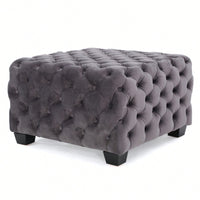 Elegant Ottoman With Plush Cushioning For Living Room Or Bedroom Decor