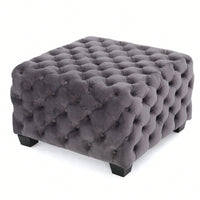 Elegant Ottoman With Plush Cushioning For Living Room Or Bedroom Decor