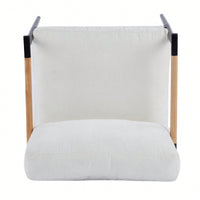 Cozy Modern Accent Chair With Plush Cushions And Stylish Metal Frame For Living Room Bedroom Or Office