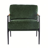 Cozy Modern Accent Chair With Plush Cushions And Stylish Metal Frame For Living Room Bedroom Or Office
