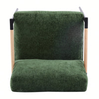 Cozy Modern Accent Chair With Plush Cushions And Stylish Metal Frame For Living Room Bedroom Or Office