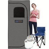 Portable Home Steam Sauna Tent With Heater Chair And Remote - Enjoy A Personal Spa Experience