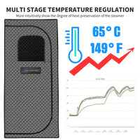 Portable Home Steam Sauna Tent With Heater Chair And Remote - Enjoy A Personal Spa Experience