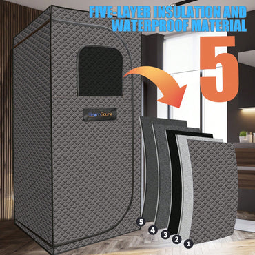 Portable Home Steam Sauna Tent With Heater Chair And Remote - Enjoy A Personal Spa Experience