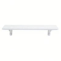 Space-Saving Wall Mounted Folding Table For Laundry Room, Home Office, Kitchen, Garage, And Dining Room
