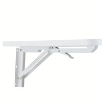 Space-Saving Wall Mounted Folding Table For Laundry Room, Home Office, Kitchen, Garage, And Dining Room