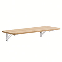 Space-Saving Wall Mounted Folding Table For Laundry Room, Home Office, Kitchen, Garage, And Dining Room