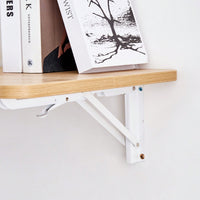 Space-Saving Wall Mounted Folding Table For Laundry Room, Home Office, Kitchen, Garage, And Dining Room