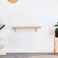 Space-Saving Wall Mounted Folding Table For Laundry Room, Home Office, Kitchen, Garage, And Dining Room