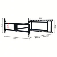 Universal Wall Mount For 90-Inch And Larger TVs With Rotatable Design