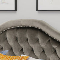 Elegant Upholstered Queen And Full Size Headboard For Stylish Bedroom Decor