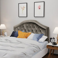 Elegant Upholstered Queen And Full Size Headboard For Stylish Bedroom Decor