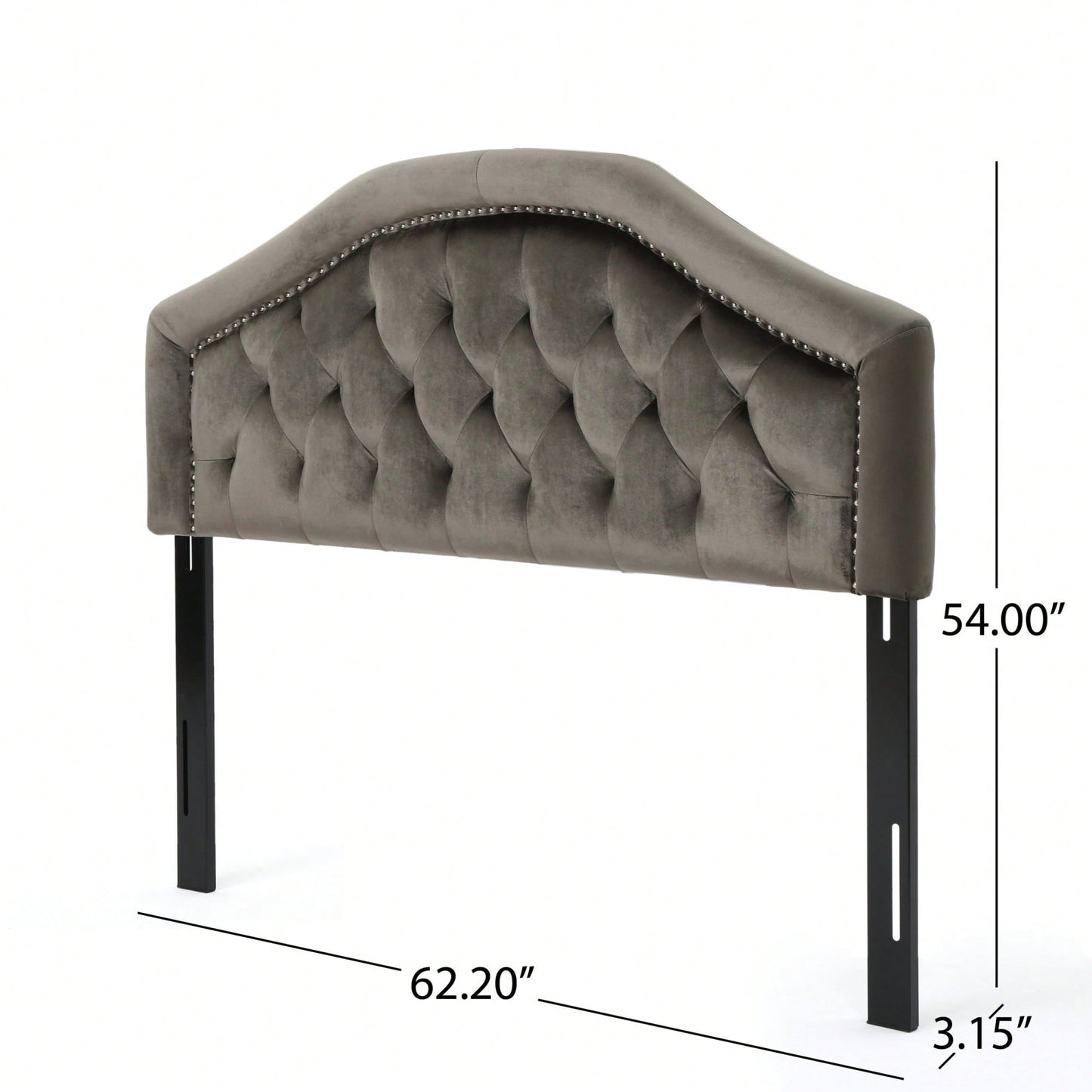 Elegant Upholstered Queen And Full Size Headboard For Stylish Bedroom Decor