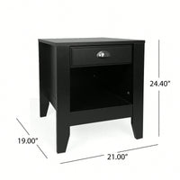 Stylish Modern Side Table For Living Room Or Bedroom Storage And Decor