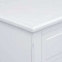 Elegant 3-Drawer Wooden Nightstand With Ample Storage Space For Bedroom Furniture