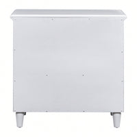 Elegant 3-Drawer Wooden Nightstand With Ample Storage Space For Bedroom Furniture
