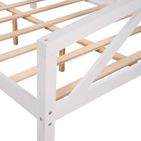 Gray Full Size Daybed With Wood Slat Support For Versatile Bedroom Or Living Room Use