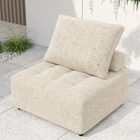 Outdoor Modular Sofa Aluminum Frame Removable Cushions Waterproof Cover