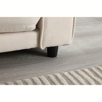 Convertible Futon Sofa Bed Space Saving Loveseat Dark Gray Light Gray Beige Velvet Linen Fabric