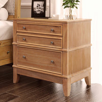 Elegant 3-Drawer Side Table For Living Room Hallway Entryway Storage Solution