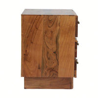 Modern Minimalist Nightstand With Drawer And Open Shelf For Bedroom Storage