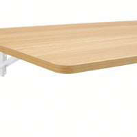 Space-Saving Wall Mounted Folding Table For Laundry Room, Home Office, Kitchen, Garage, And Dining Room