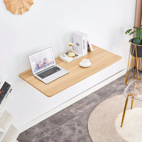 Space-Saving Wall Mounted Folding Table For Laundry Room, Home Office, Kitchen, Garage, And Dining Room
