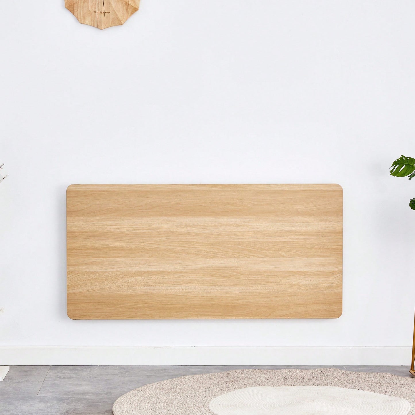 Space-Saving Wall Mounted Folding Table For Laundry Room, Home Office, Kitchen, Garage, And Dining Room