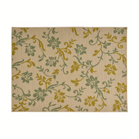 Elegant 5'3" X 7' Area Rug Perfect For Living Room Or Bedroom Décor