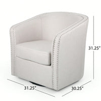 Ergonomic Swivel Chair With Adjustable Height And Lumbar Support For Home Office And Gaming