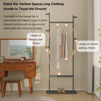 Solid Wood Coat Rack Hanger 23.6x11x64.1in Friendly Easy Assembly Stylish For Bedroom Entrance Living Room