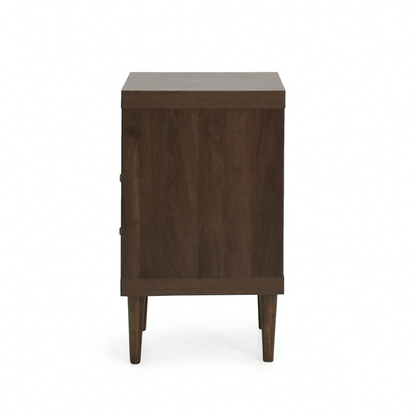 Elegant 2-Drawer Nightstand For Bedroom Storage And Organization