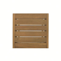 C-Shape Brown End Table For Living Room Modern Accent Furniture